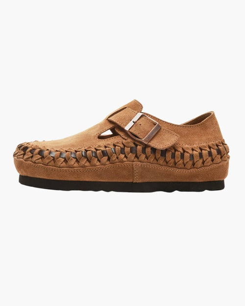 Monterey Buckle Clog Bernard Grimberg Brown 35 