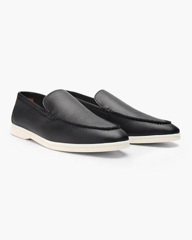 Old Money Cowhide Leather Loafers Bernard Grimberg Black EU 38 // UK 5 