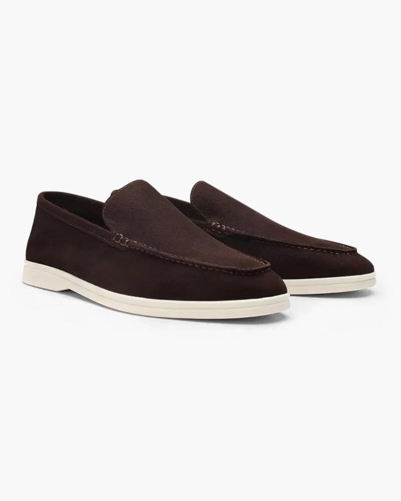 Old Money Cowhide Leather Loafers Bernard Grimberg Brown EU 38 // UK 5 