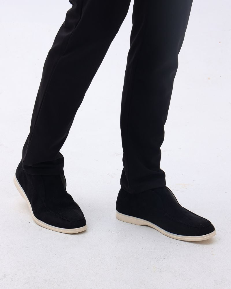 Old Money High Suede Loafers Bernard Grimberg 