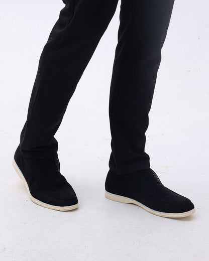 Old Money High Suede Loafers Bernard Grimberg 