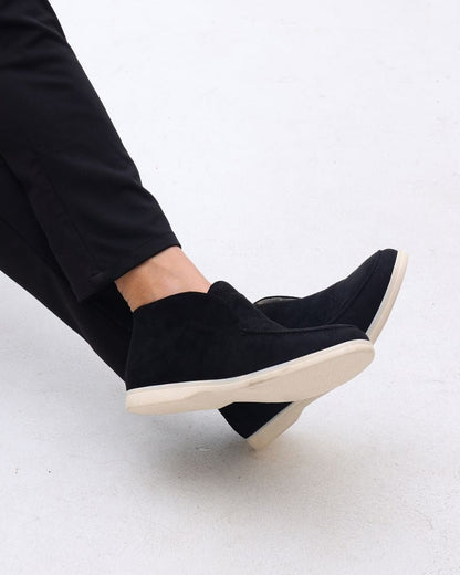 Old Money High Suede Loafers Bernard Grimberg 