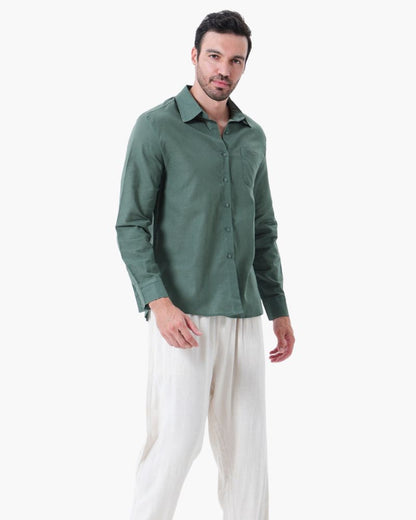 Old Money Linen Combo (Longsleeve) Bernard Grimberg WorldWide 