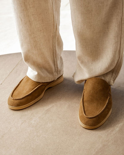 Old Money Premium Suede Loafers Bernard Grimberg 