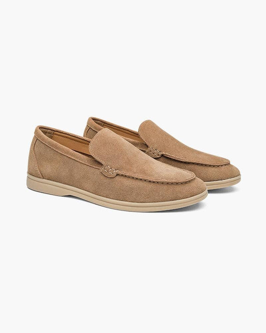 Old Money Premium Suede Loafers Bernard Grimberg Caramel US 6 