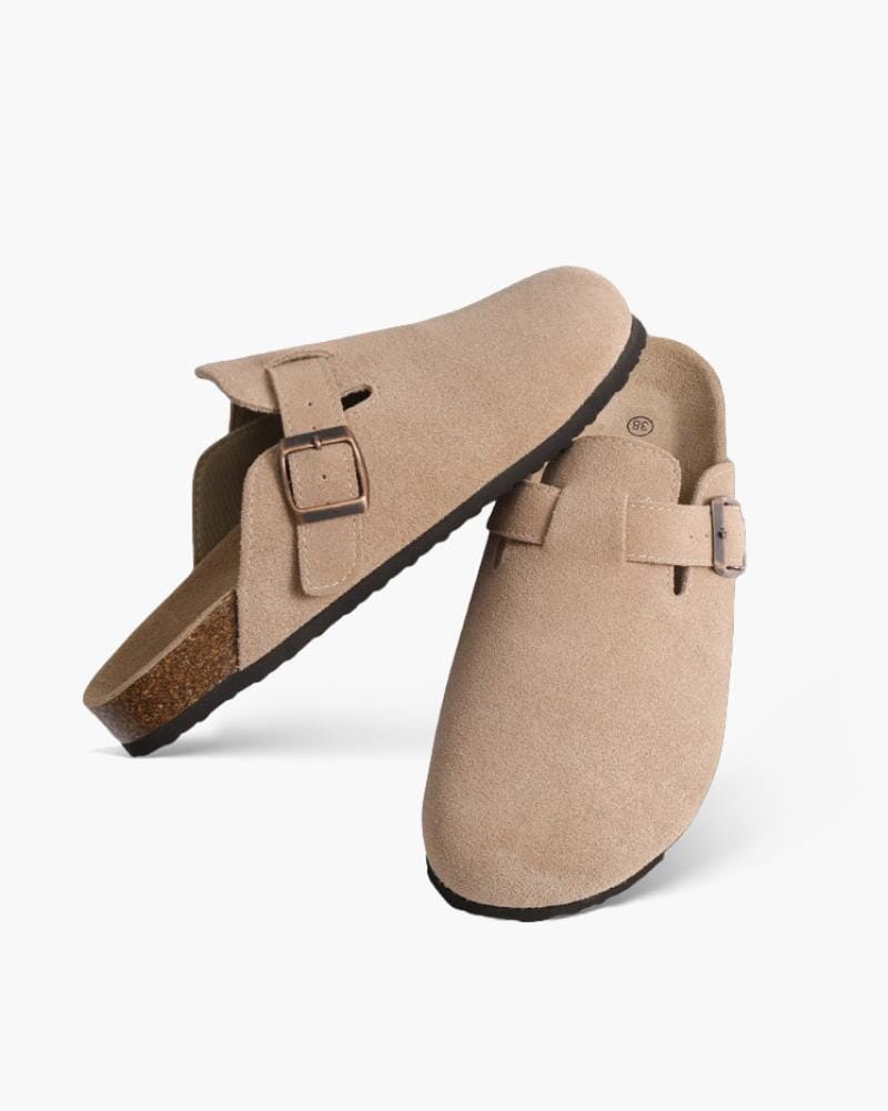Old Money Suede Clogs Bernard Grimberg 
