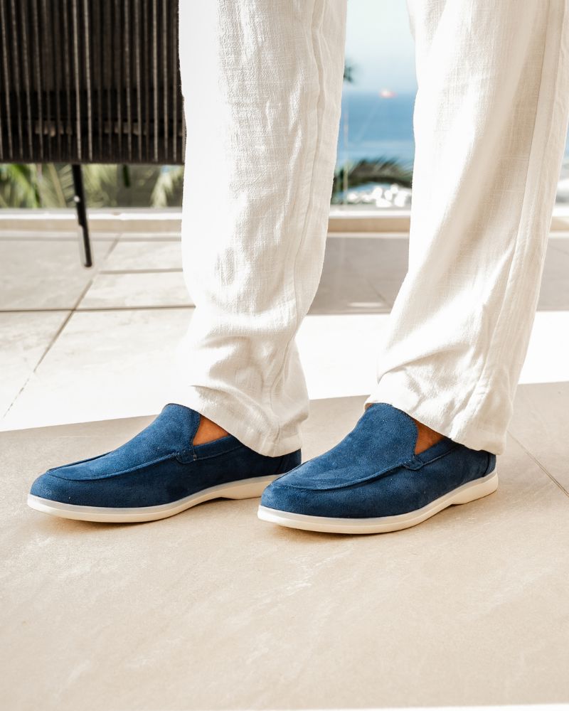 Old Money Suede Loafers Bernard Grimberg 