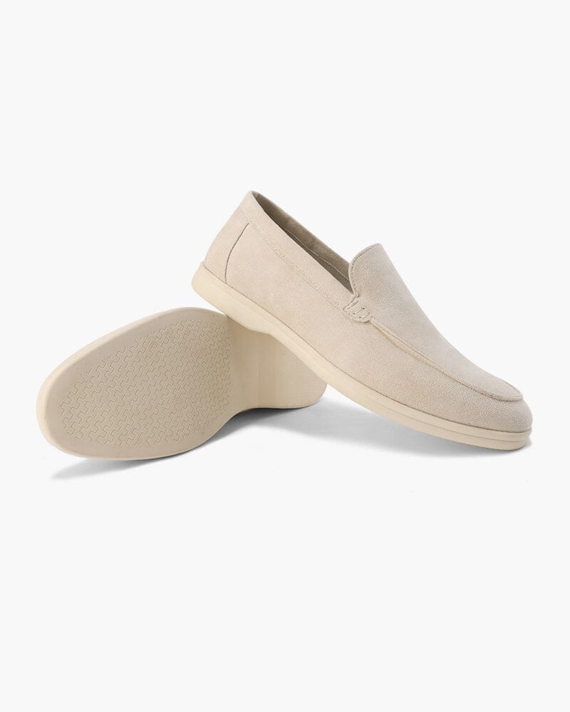 Old Money Suede Loafers Bernard Grimberg Beige US 6 