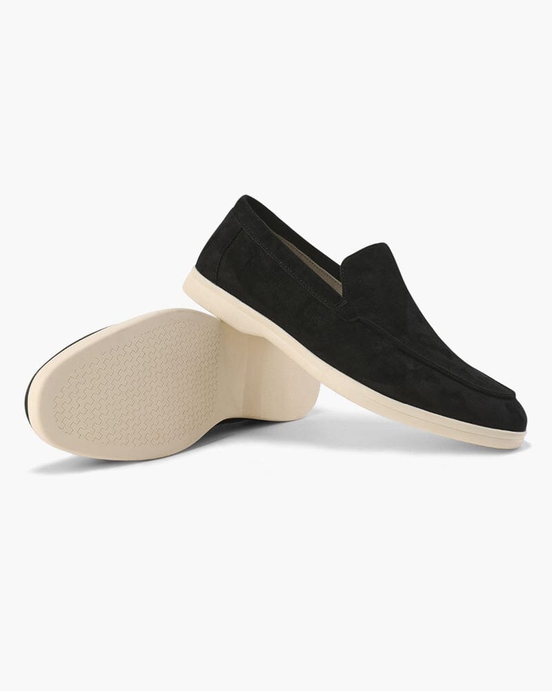 Old Money Suede Loafers Bernard Grimberg Black US 6 