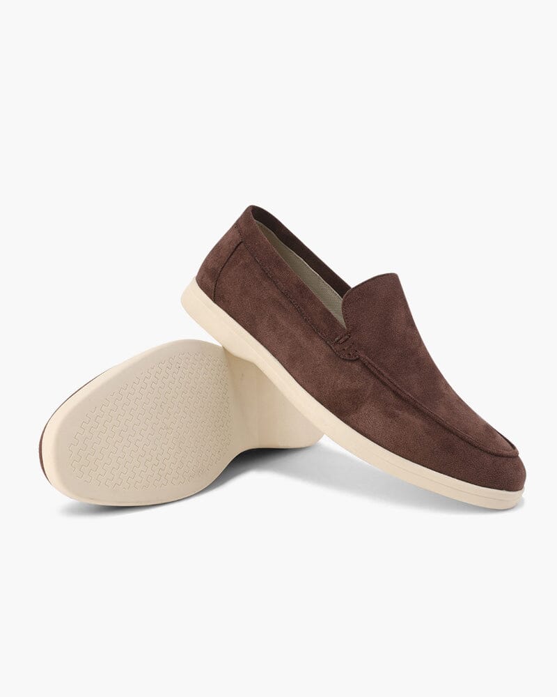 Old Money Suede Loafers Bernard Grimberg Chocolate US 6 
