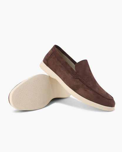 Old Money Suede Loafers Bernard Grimberg Chocolate US 6 
