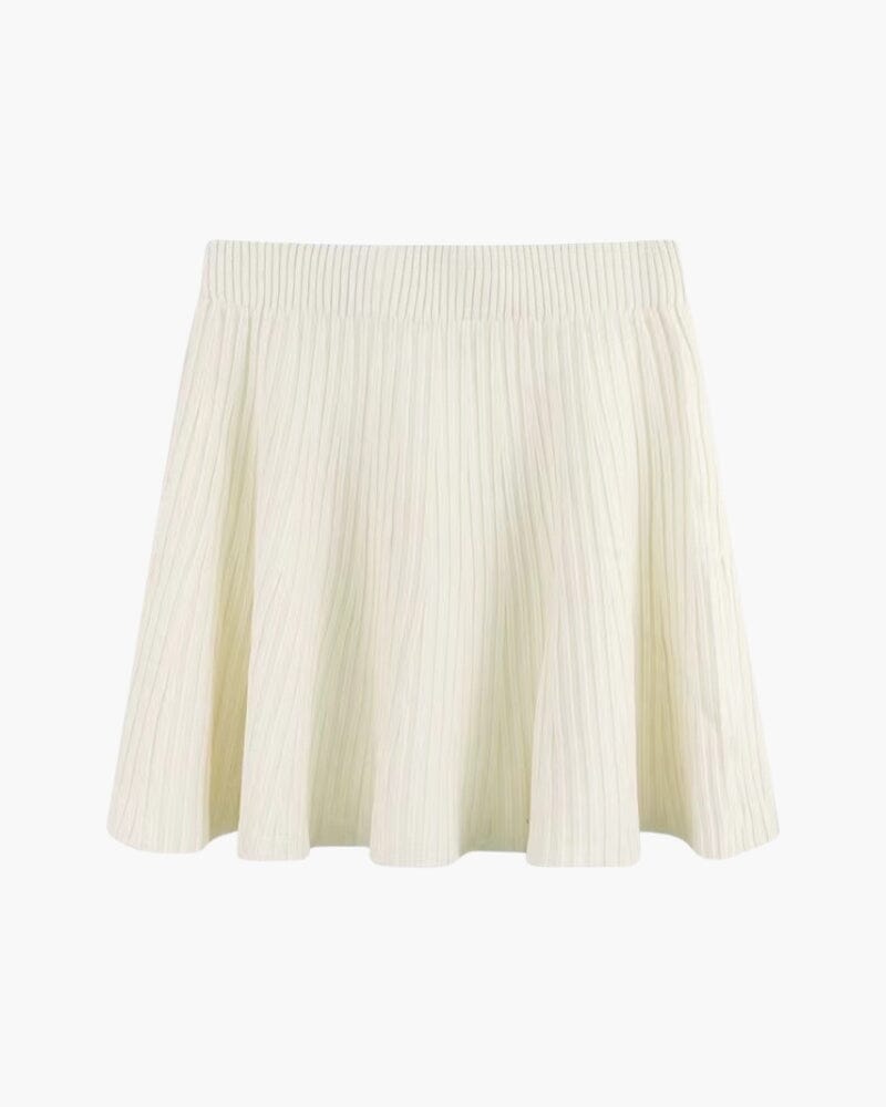Oxford Pleated Wool Mini Bernard Grimberg Women Ivory One size 