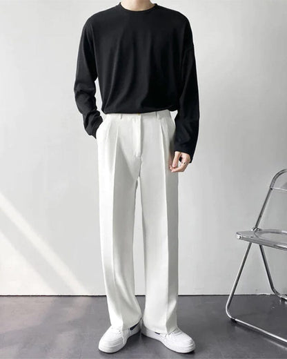 Paris Wide Fit Pantalon Bernard Grimberg White S 