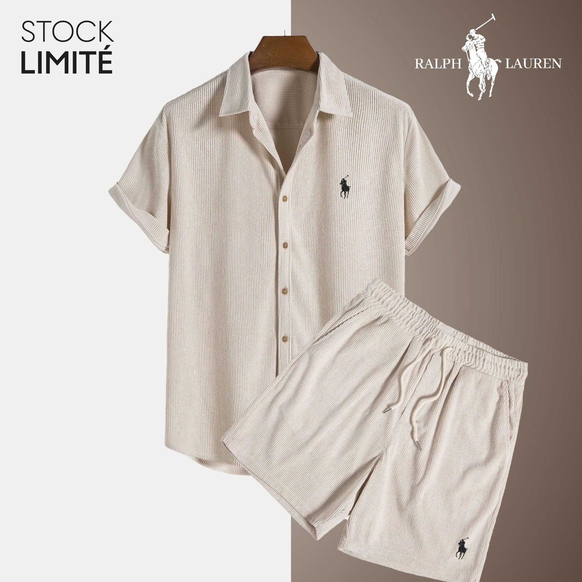 R&L Casual Outfit Bernard Grimberg Beige S 