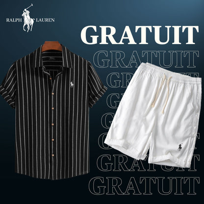 R&L Pack: Signature Shirt + Free Shorts Bernard Grimberg Intense Black S 