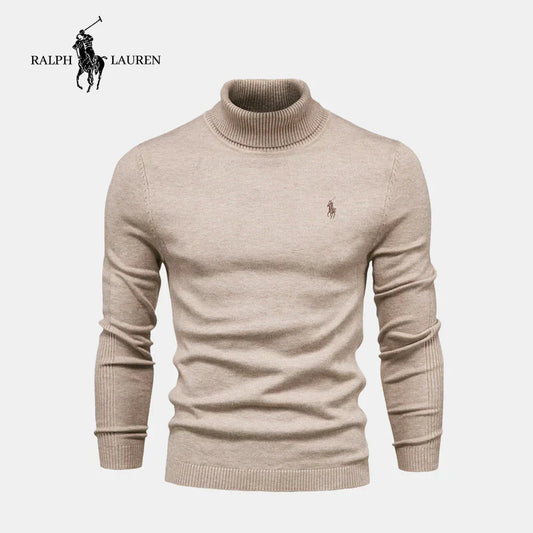 R&L Turtleneck Sweater (CLEARANCE) Bernard Grimberg Beige S 