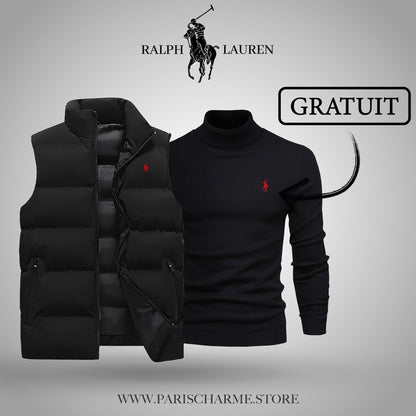 R&L Vest + Free Sweater (CLEARANCE) Bernard Grimberg Black Black M