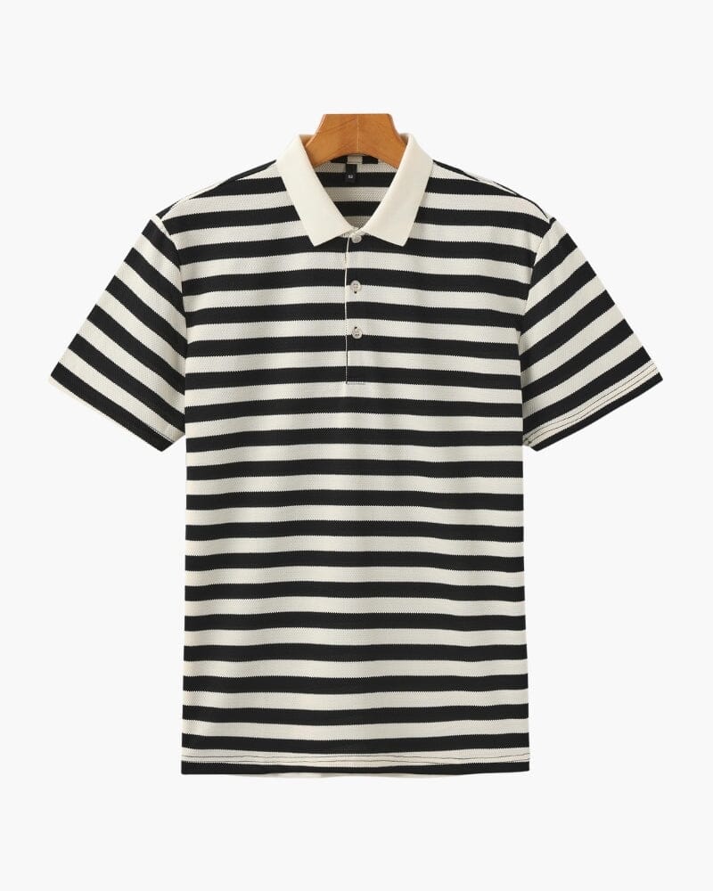 Shoreline Polo T-shirt Bernard Grimberg Black 2XS 