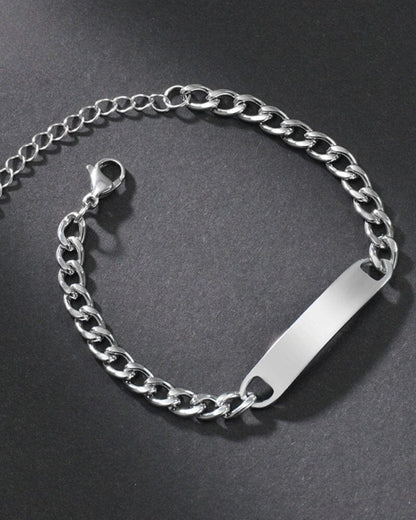 Signature Chain Bracelet 0 Bernard Grimberg WorldWide Silver 