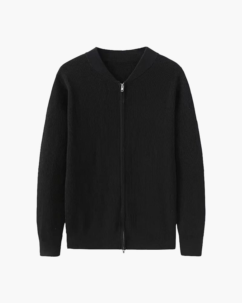 Soft 100% Cotton Gilet Bernard Grimberg Black S 
