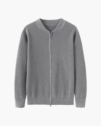 Soft 100% Cotton Gilet Bernard Grimberg Gray S 