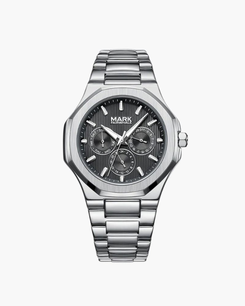 Stainless Steel Watch (Waterproof) Bernard Grimberg Black 