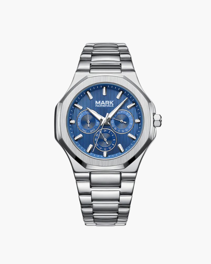 Stainless Steel Watch (Waterproof) Bernard Grimberg Blue 