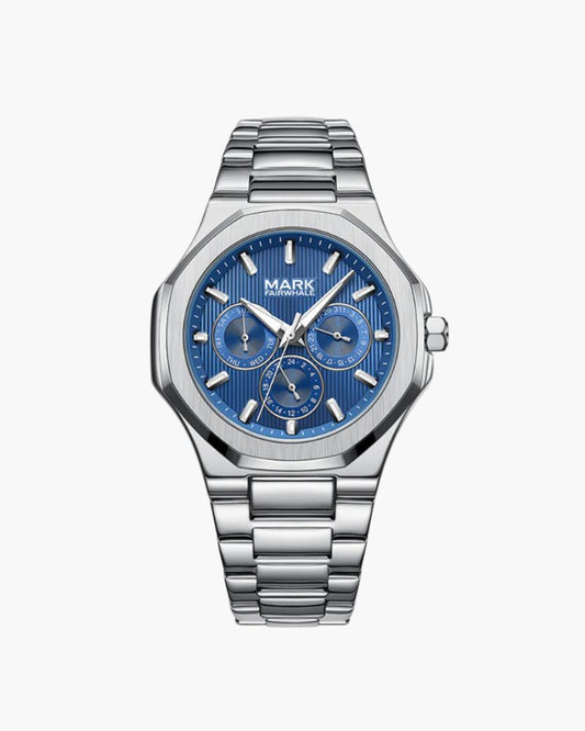 Stainless Steel Watch (Waterproof) Bernard Grimberg Blue 