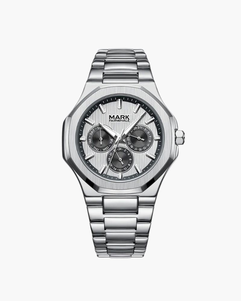 Stainless Steel Watch (Waterproof) Bernard Grimberg Silver 