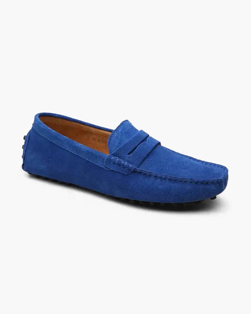 Suede Driver Loafers Bernard Grimberg Blue EU 38 / UK 5 / US 5.5 