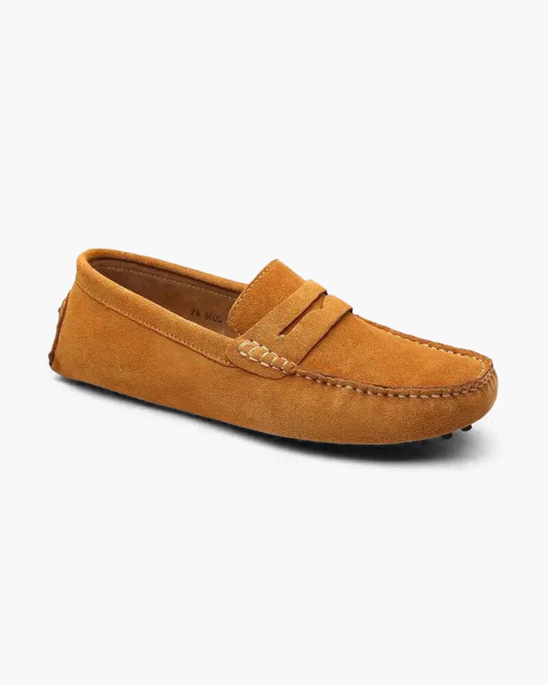 Suede Driver Loafers Bernard Grimberg Caramel EU 38 / UK 5 / US 5.5 