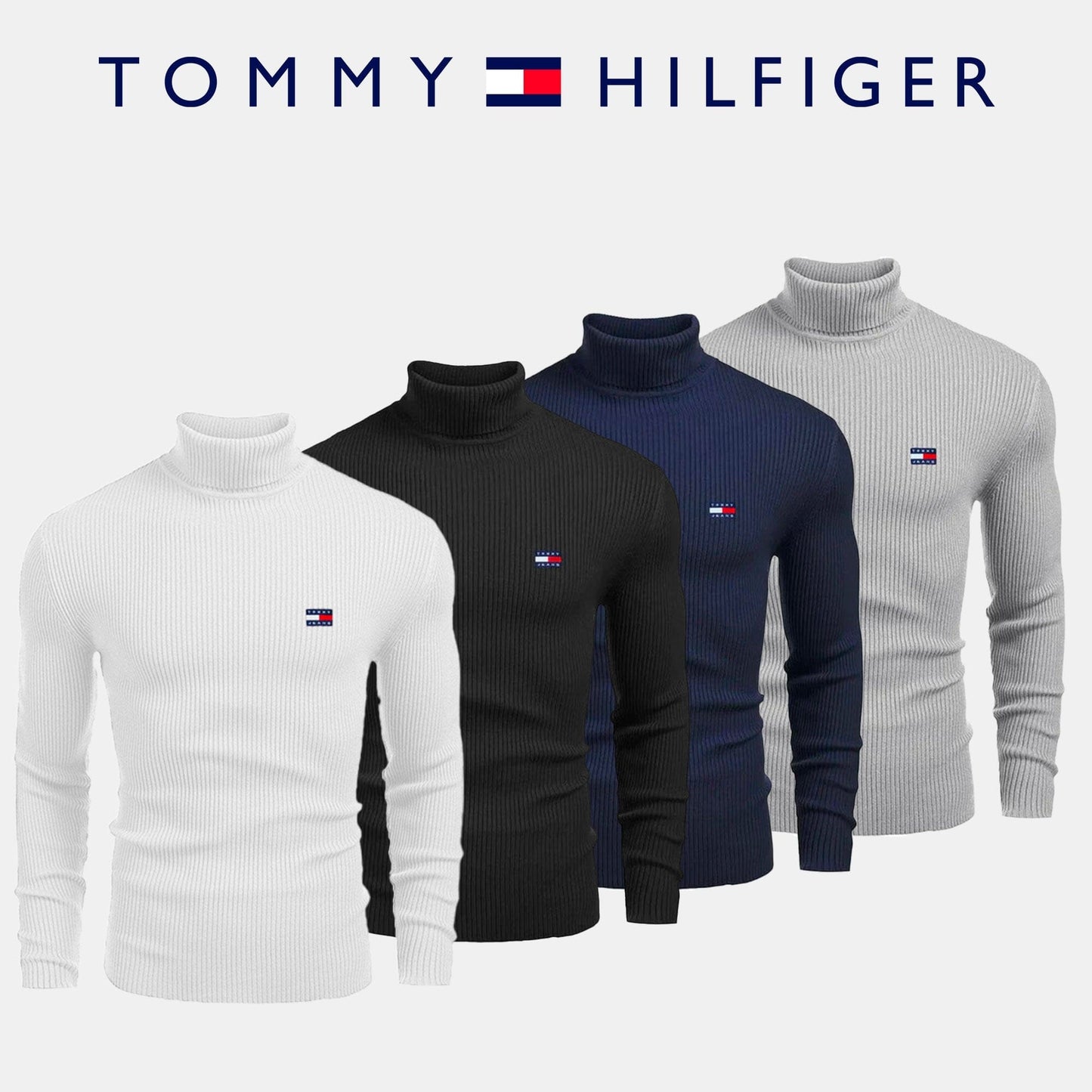 TH Turtleneck Sweater Bernard Grimberg Black M 