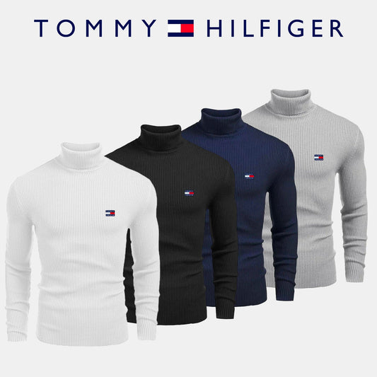 TH Turtleneck Sweater Bernard Grimberg Black M 