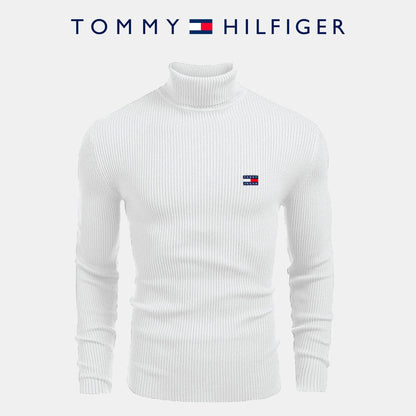 TH Turtleneck Sweater Bernard Grimberg White M 