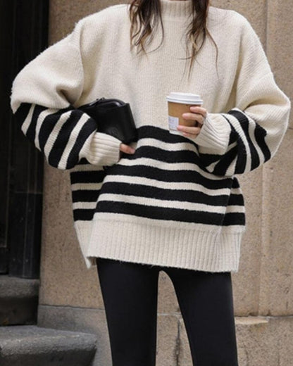 The Coastal Stripe Sweater Knitwear Bernard Grimberg Women 
