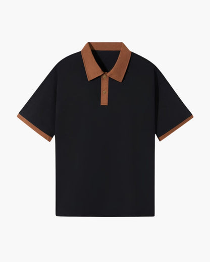 The Como Polo T-shirt Bernard Grimberg Black S 