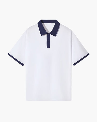 The Como Polo T-shirt Bernard Grimberg Navy S 