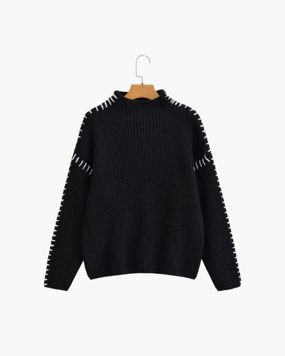 The Lila Stitch Sweater Bernard Grimberg Women Black S 