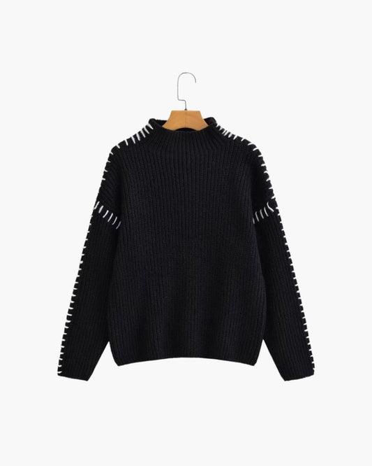 The Lila Stitch Sweater Bernard Grimberg Women Black S 