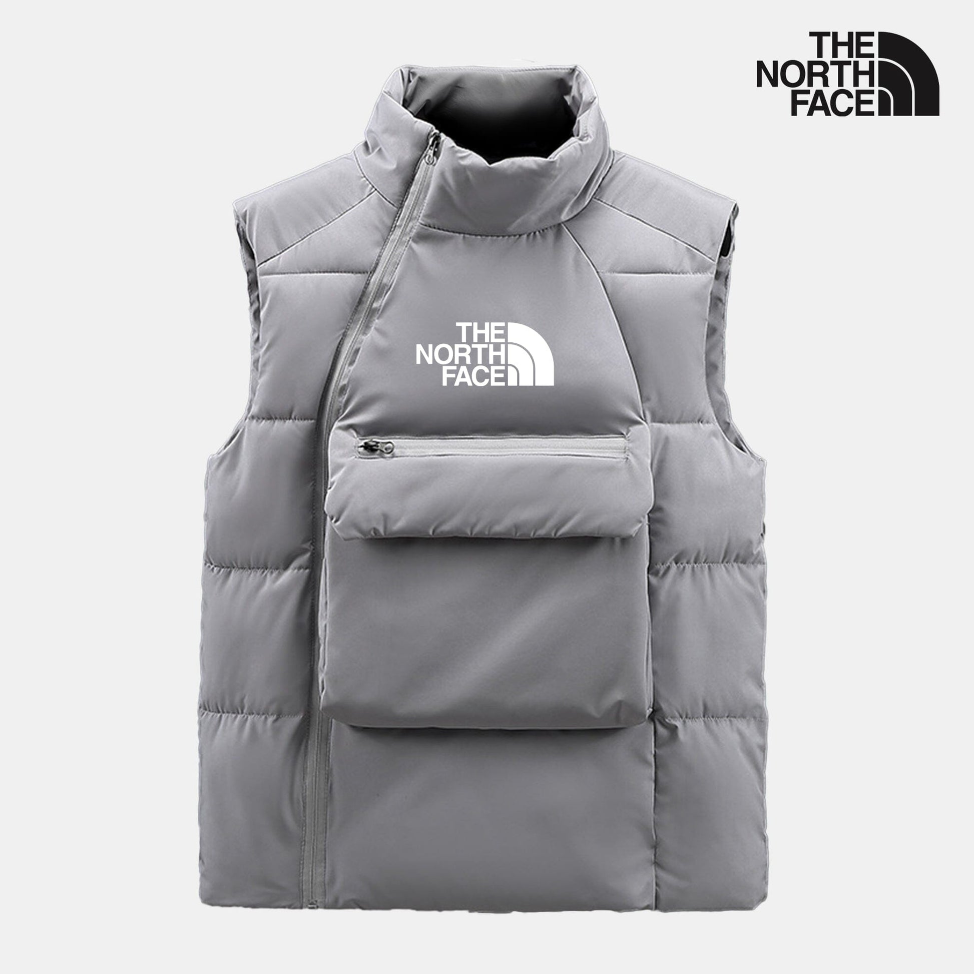 TNF™ Quilted Vest Bernard Grimberg Gray M 