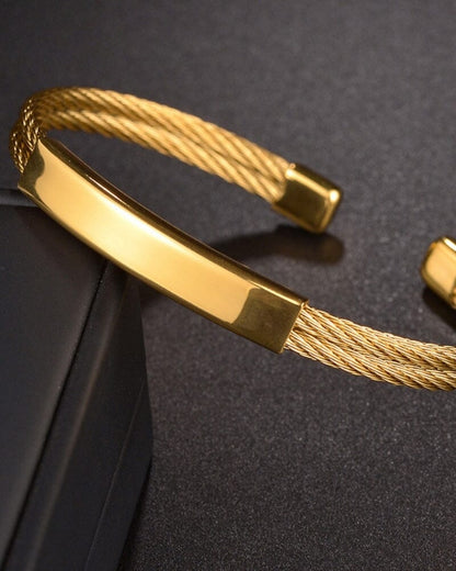 Torque Cable Cuff 0 Bernard Grimberg WorldWide 