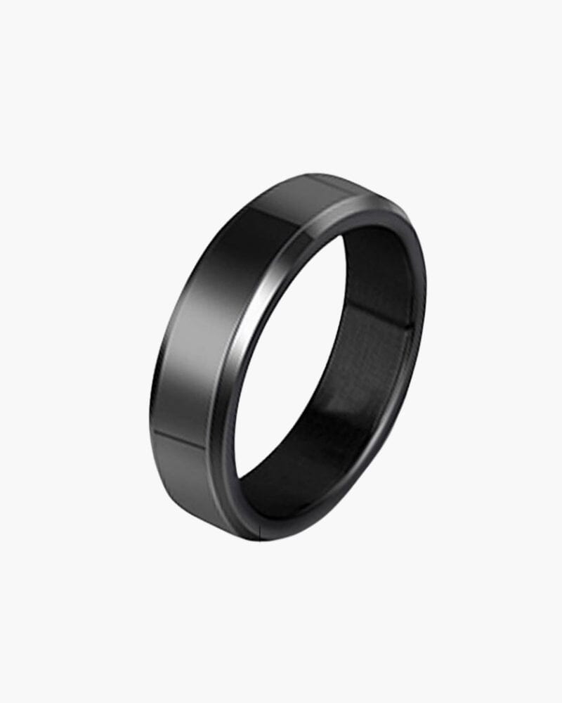 Trinity Steel Ring 0 Bernard Grimberg WorldWide Black 5 
