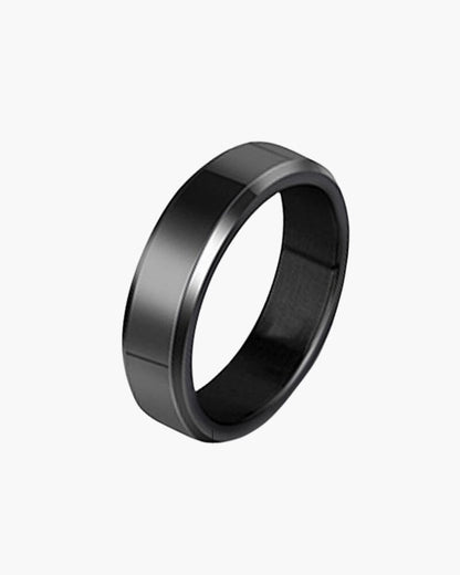 Trinity Steel Ring 0 Bernard Grimberg WorldWide Black 5 