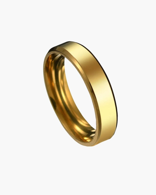Trinity Steel Ring 0 Bernard Grimberg WorldWide Gold 5 