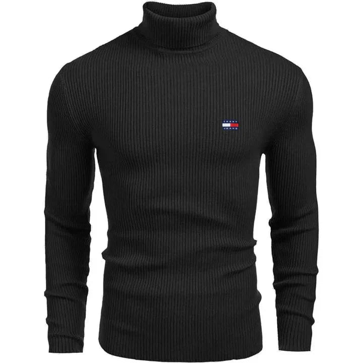 Turtleneck sweater Bernard Grimberg Black M 