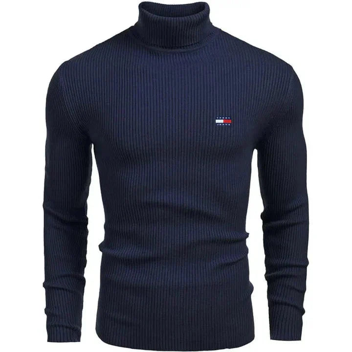 Turtleneck sweater Bernard Grimberg Blue M 