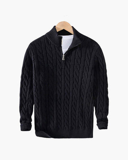 Verbier Half Zip Sweater Bernard Grimberg Black S 