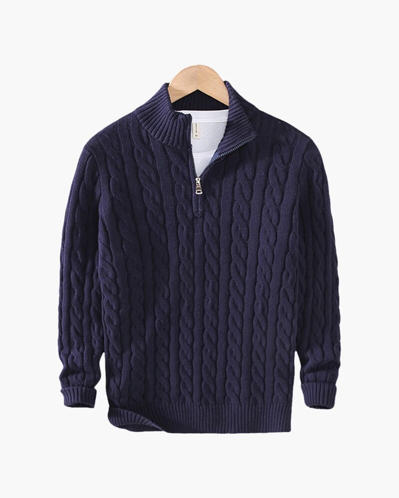 Verbier Half Zip Sweater Bernard Grimberg Marine S 