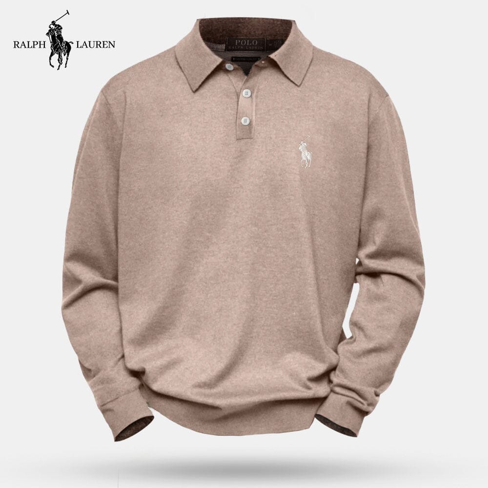 Victor | Men's Polo Shirt Bernard Grimberg Beige S 