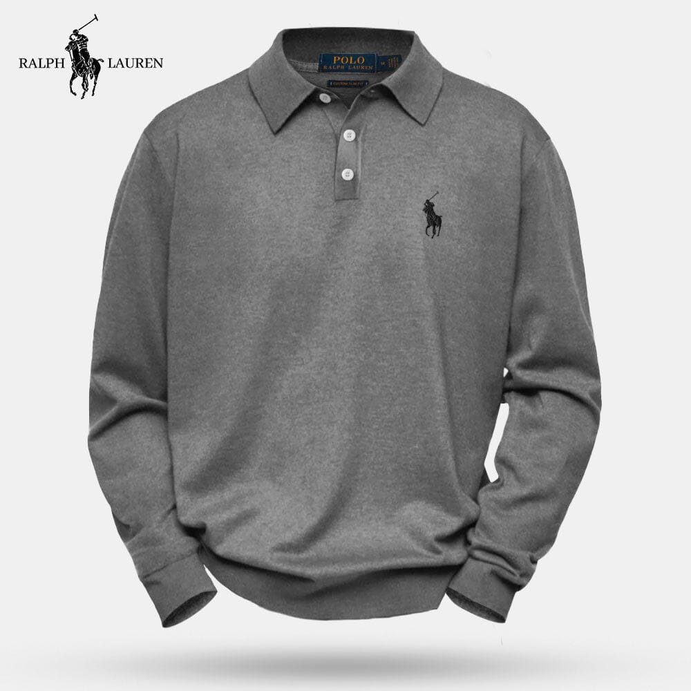 Victor | Men's Polo Shirt Bernard Grimberg Gray S 